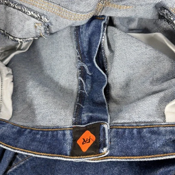 Wrangler FR Riggs Workwear Jeans Mens 42x32 Flame Resistant Carpenter FR3W020 - Picture 15 of 16